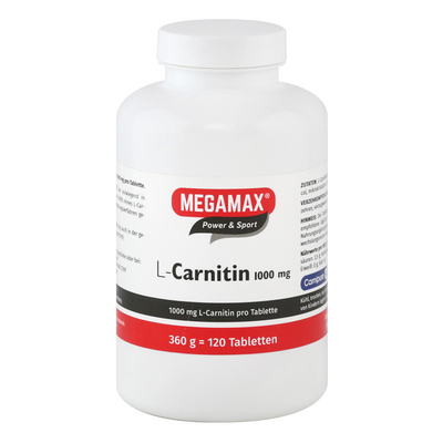 MEGAMAX L-Carnitin 1000 mg Tabletten