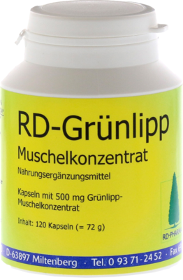 RD GRÜNLIPP Muschelkonzentrat Kapseln