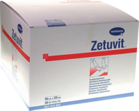 ZETUVIT Saugkompressen unsteril 10x20 cm