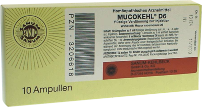 MUCOKEHL D 6 Ampullen