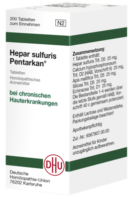 HEPAR SULFURIS PENTARKAN Tabletten