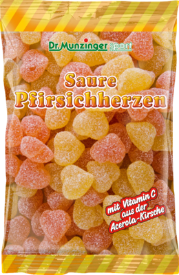 DR.MUNZINGER saure Pfirsichherzen mit Vitamin C