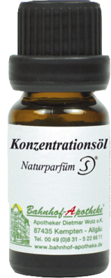 KONZENTRATIONSÖL Naturparfüm