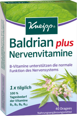 KNEIPP Baldrian plus Nervenvitamine Dragees