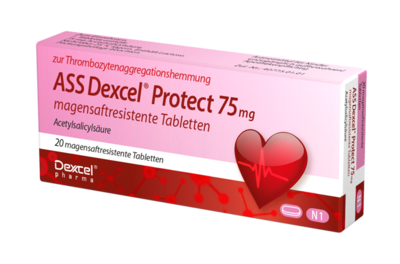 ASS Dexcel Protect 75 mg magensaftres.Tabletten