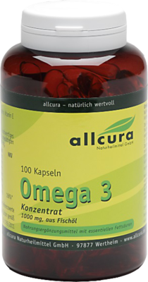 OMEGA-3 KONZENTRAT aus Fischöl 1000 mg Kapseln