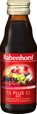 RABENHORST 11 Plus 11 Multivitaminmehrfr.Saft rot