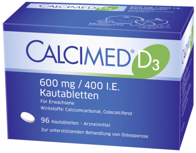 CALCIMED D3 600 mg/400 I.E. Kautabletten