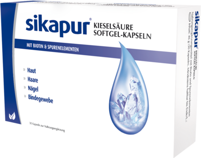 SIKAPUR Kieselsäure Softgel-Kapseln mit Biotin