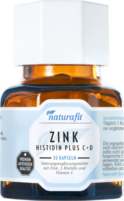 NATURAFIT Zink Histidin plus C+D Kapseln