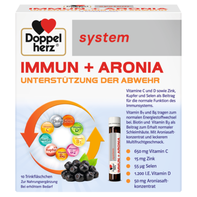 DOPPELHERZ Immun+Aronia system Ampullen