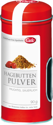 HAGEBUTTEN PULVER Caelo HV-Packung Blechdose