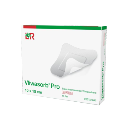 VLIWASORB Pro superabsorb.Komp.steril 10x10 cm