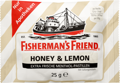 FISHERMANS FRIEND Honey & Lemon ohne Zucker Pasti.