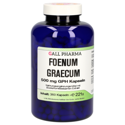 FOENUM GRAECUM 500 mg GPH Kapseln