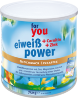 FOR YOU eiweiß power Eiskaffee Pulver