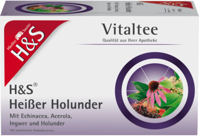 H&S heißer Holunder Vitaltee Filterbeutel