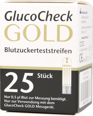 GLUCOCHECK GOLD Blutzuckerteststreifen