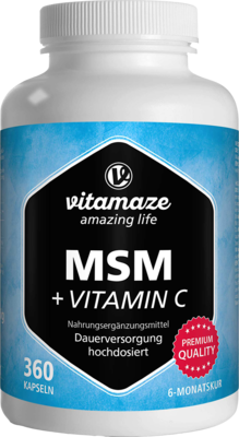 MSM HOCHDOSIERT+Vitamin C Kapseln