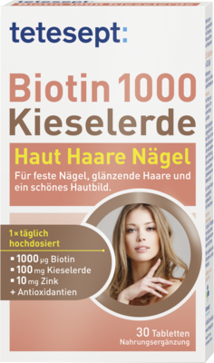 TETESEPT Biotin 1000 Kieselerde Filmtabletten