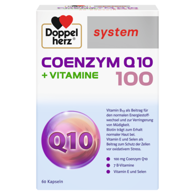 DOPPELHERZ Coenzym Q10 100+Vitamine system Kapseln