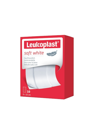 LEUKOPLAST soft white Str.19x72mm 12St/38x72mm 8St