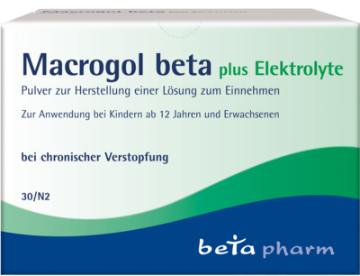 MACROGOL beta plus Elektrolyte Plv.z.H.e.L.z.Einn.