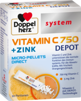 DOPPELHERZ Vitamin C 750 Depot system Pellets