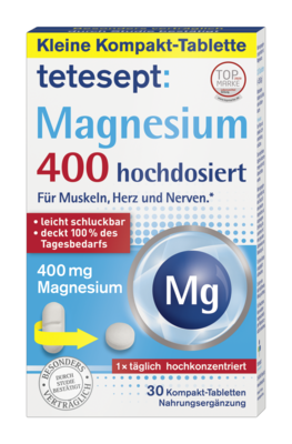 TETESEPT Magnesium 400 hochdosiert Tabletten