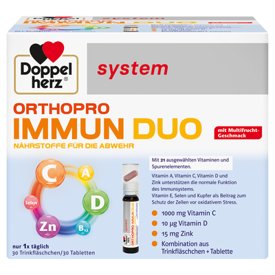 DOPPELHERZ Orthopro Immun Duo system Trinkampullen