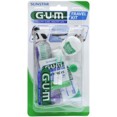 GUM Travel Kit Zahnbürste+Zahnseide+Zahnpasta