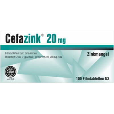 CEFAZINK 20 mg Filmtabletten