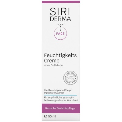 SIRIDERMA Feuchtigkeits Creme ohne Duftstoffe