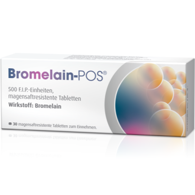 BROMELAIN POS magensaftresistente Tabletten