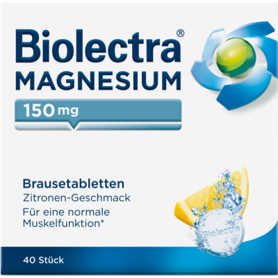 BIOLECTRA Magnesium 150 mg Zitrone Brausetabletten