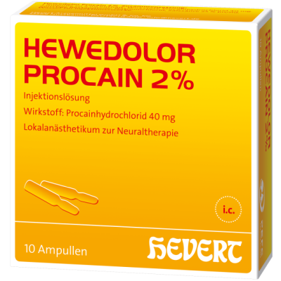 HEWEDOLOR Procain 2% Injektionslösung in Ampullen