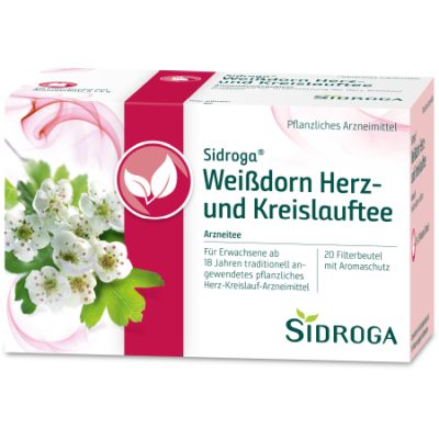 SIDROGA Weißdorn Herz- und Kreislauftee Filterb.