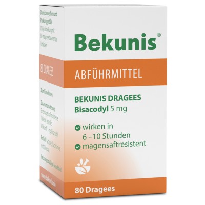 BEKUNIS Dragees Bisacodyl 5 mg magensaftres.Tabl.