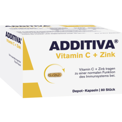 ADDITIVA Vitamin C+Zink Depotkaps.Aktionspackung