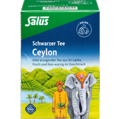 CEYLON schwarzer Tee Bio Salus Filterbeutel