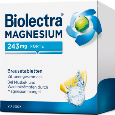 BIOLECTRA Magnesium 243 mg forte Zitrone Br.-Tabl.