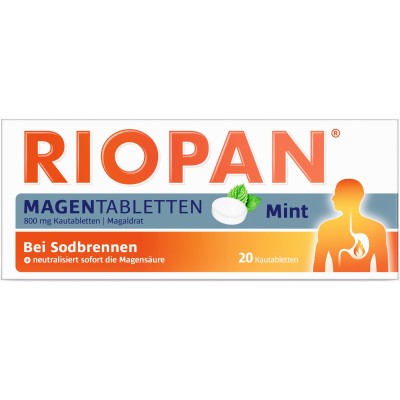 RIOPAN Magen Tabletten Mint 800 mg Kautabletten