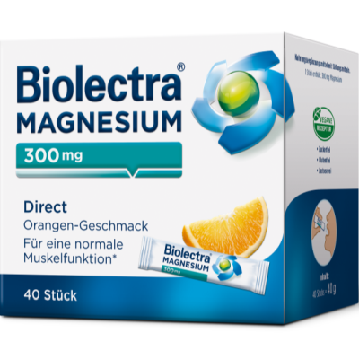 BIOLECTRA Magnesium 300 mg Direct Orange Sticks