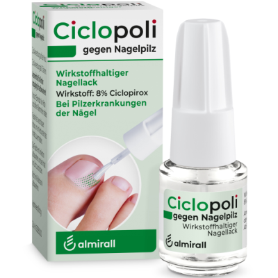 CICLOPOLI gegen Nagelpilz wirkstoffhalt.Nagellack