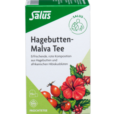 HAGEBUTTEN MALVA Tee Früchtetee Bio Salus Fbtl.