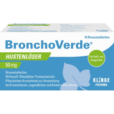 BRONCHOVERDE Hustenlöser 50 mg Brausetabletten