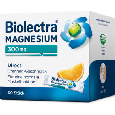 BIOLECTRA Magnesium 300 mg Direct Orange Sticks