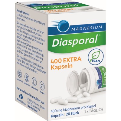 MAGNESIUM DIASPORAL 400 Extra Kapseln