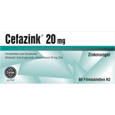 CEFAZINK 20 mg Filmtabletten