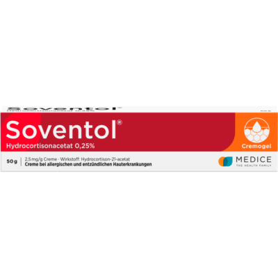 SOVENTOL Hydrocortisonacetat 0,25% Creme